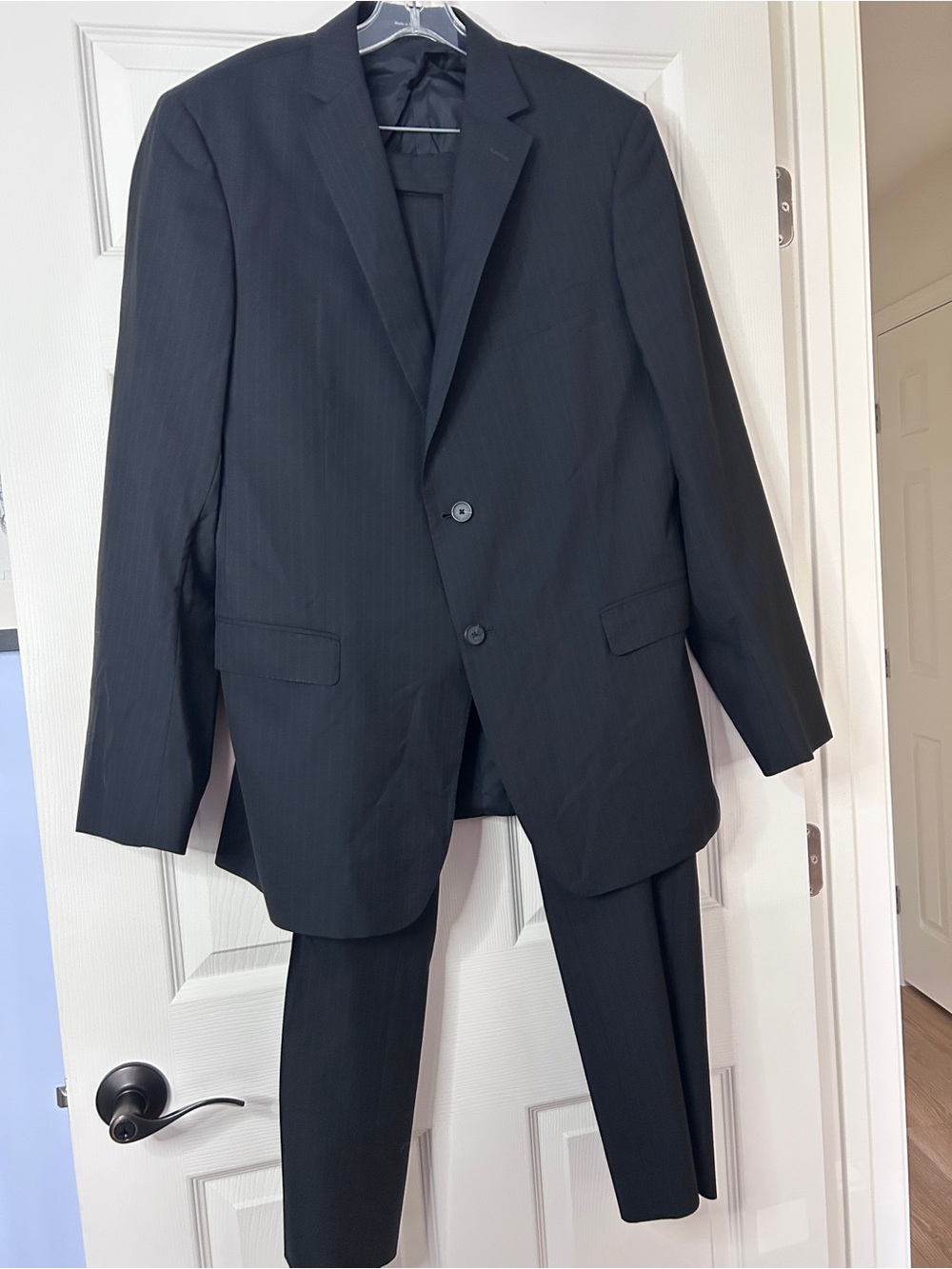 Z Zegna Men's Black Two-Piece Suit